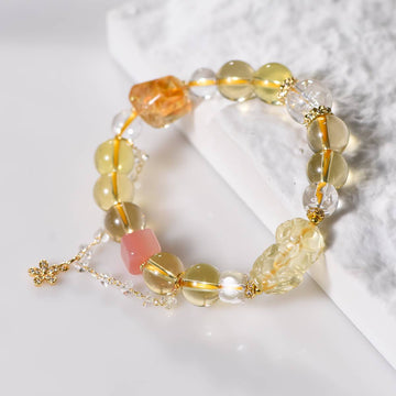 Fortune's Blossom:Citrine & Pi Xiu Wealth Bracelet