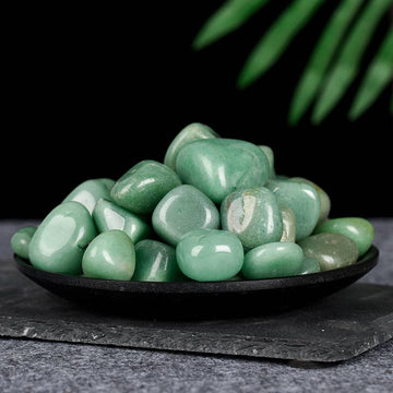Crystal Tumbled Stones--Green Aventurine