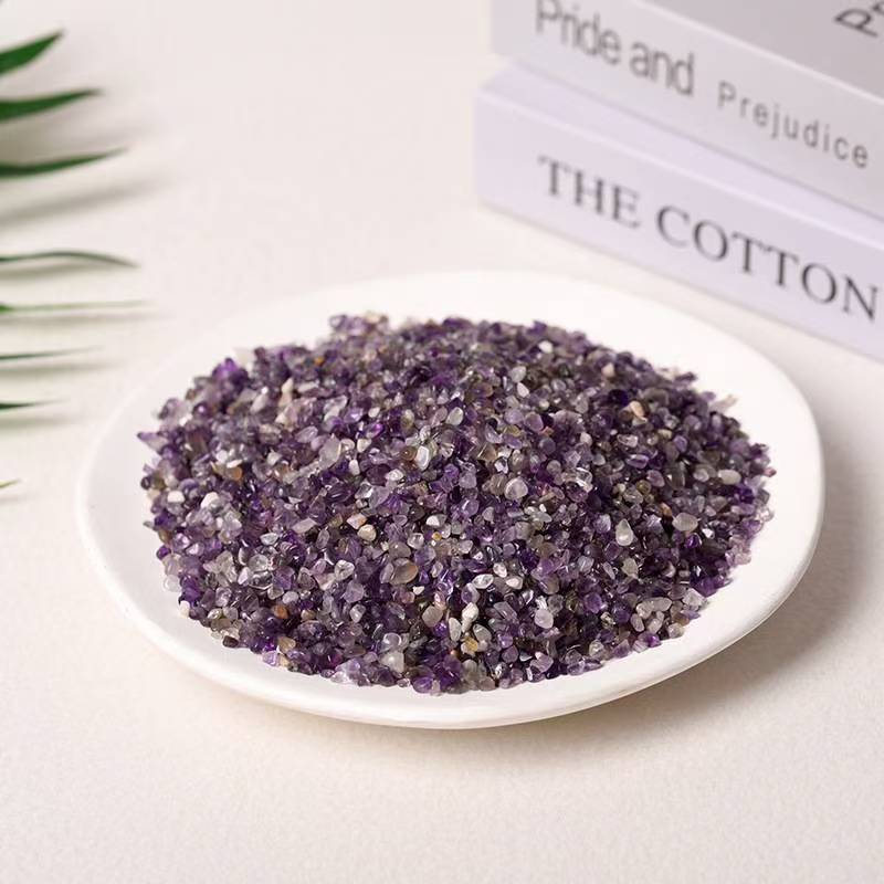Amethyst Crystal Rocks--Gravel Stones