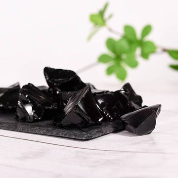 Black Obsidian---Raw Stones