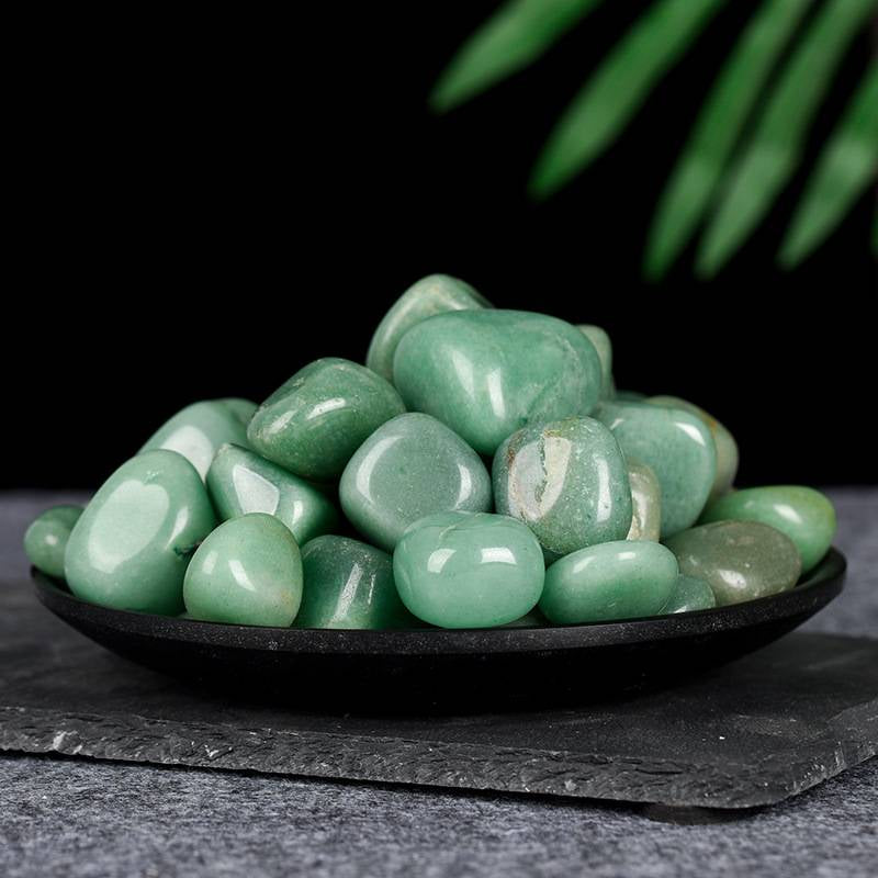 Crystal Tumbled Stones--Green Aventurine
