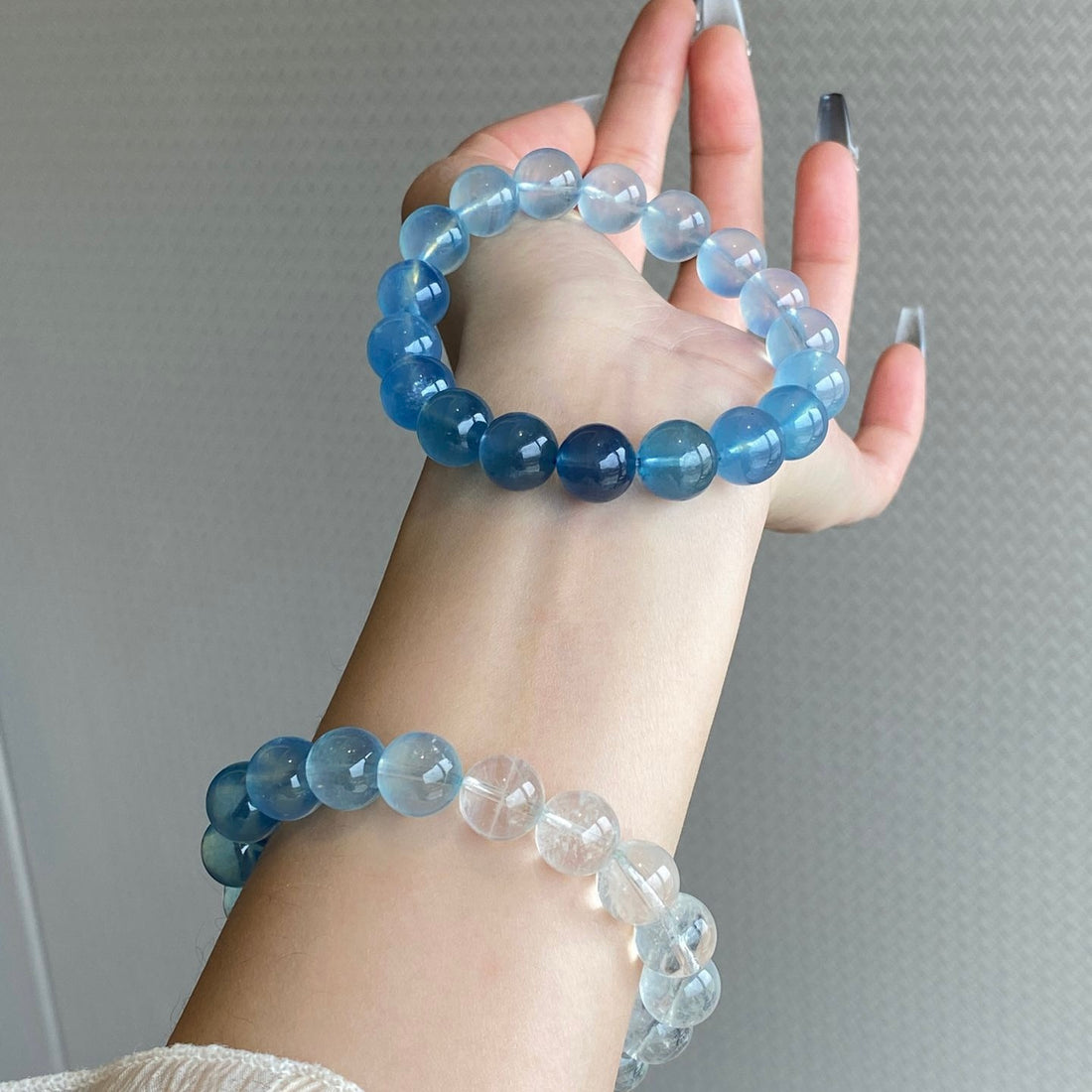 Legend of the Blue Sea：Aquamarine Gradient Blue Bracelet