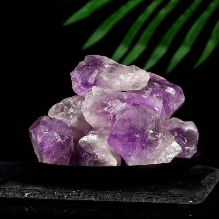 Amethyst Crystal Rocks---Raw Stones