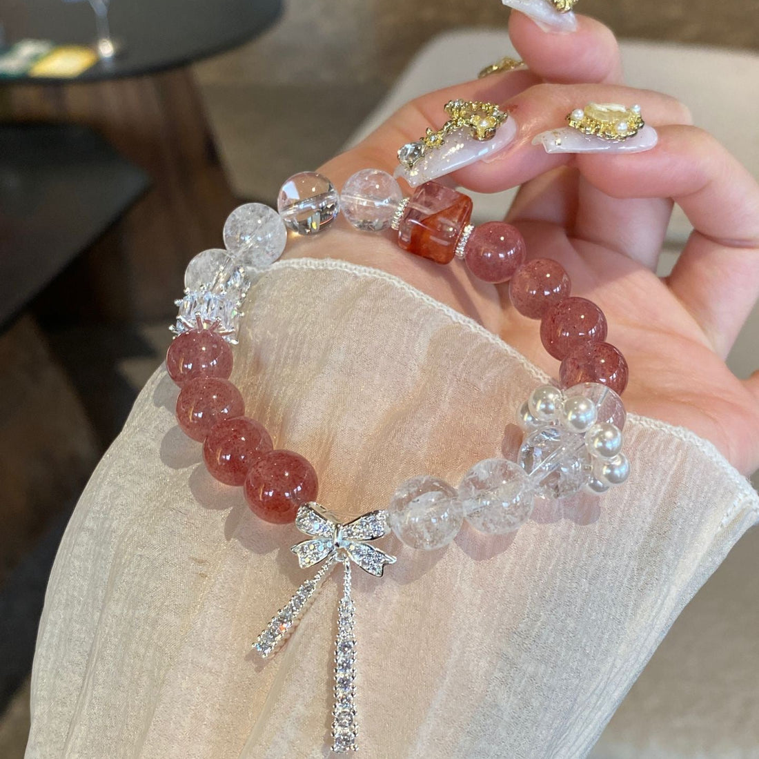 Sweet Dream：Strawberry Quartz Bracelet