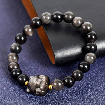 Mystic Power：Obsidian Starry Gem Bracelet